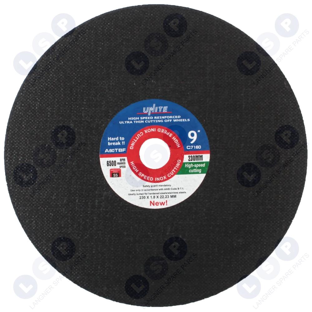 Unite oceľový rezací kotúč 230 mm x 1,8